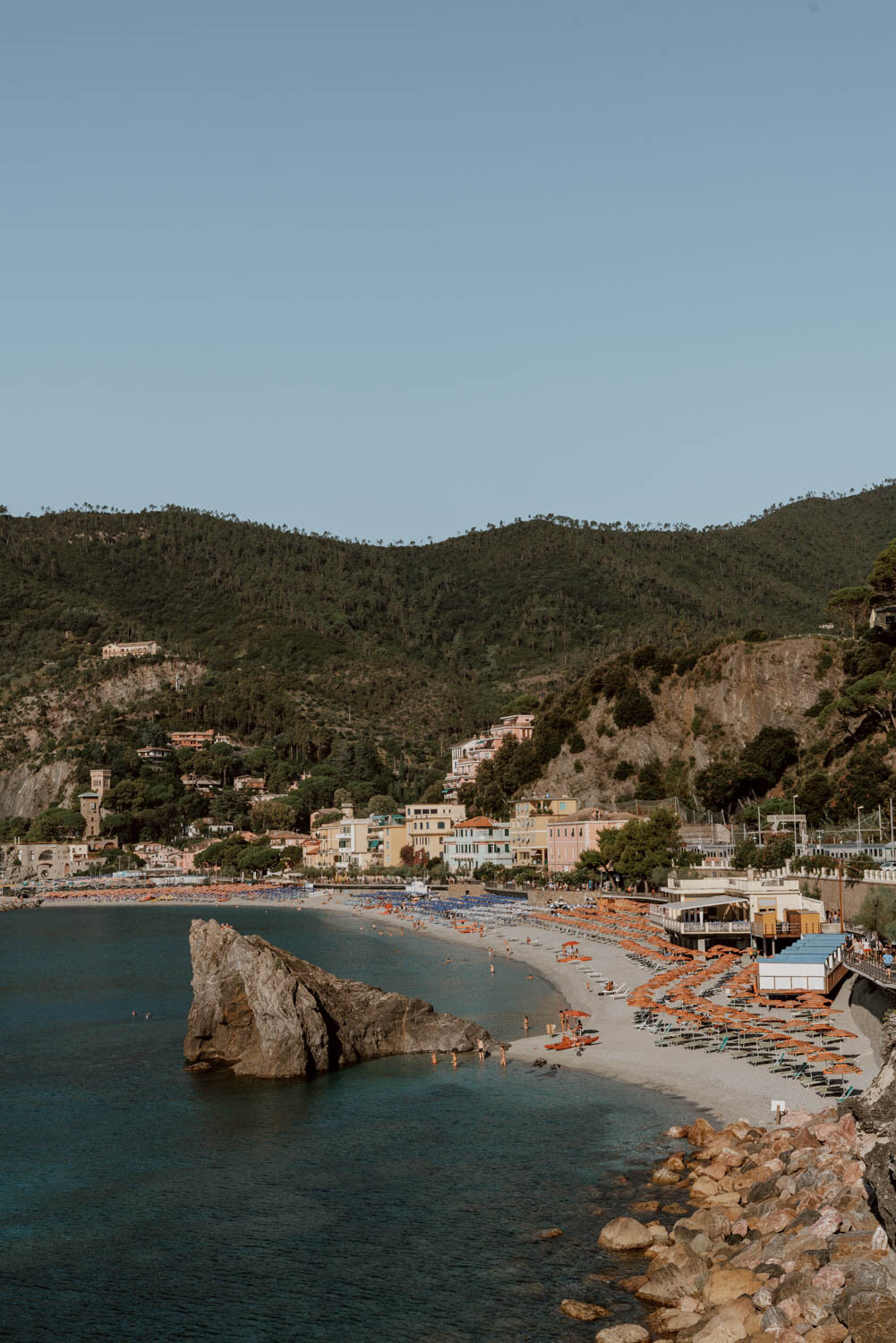 view of Fegina beach