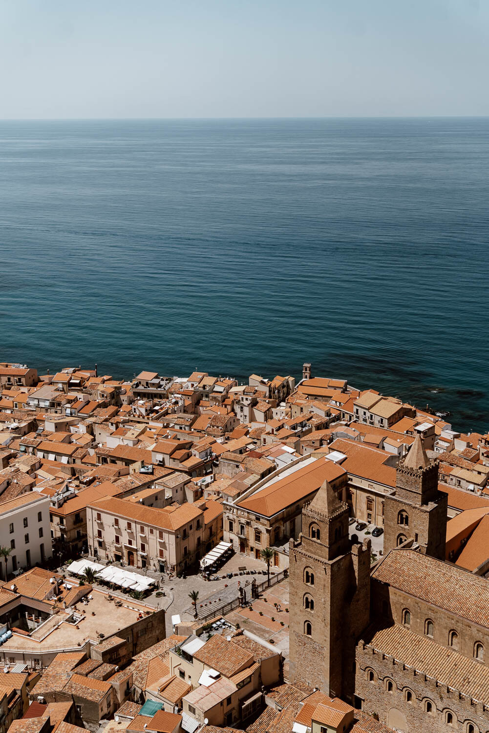 View over Cefalu, Sicily